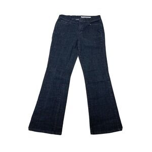 DKNY Jeans Women's Sz 10R Approx 30x30 Dkny BootCut Black Denim Pants‎